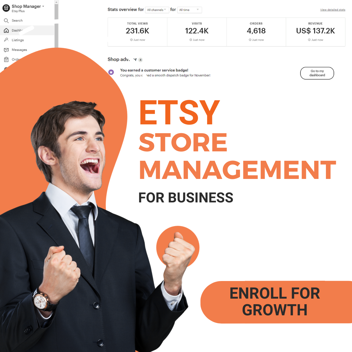 etsy store management listing upload va service for etsy seller management