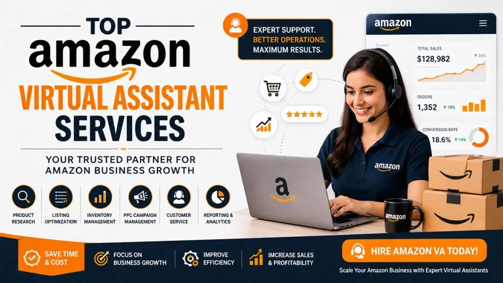 Amazon Virtual Assistant services in north America and global marketplaces