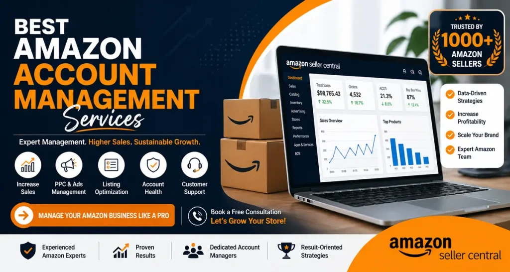 Best Amazon Account Management Services for North America Amazon Account