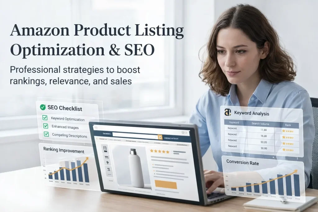 Top Amazon Product Listing Services agency listing optmization cataloaging service expert company